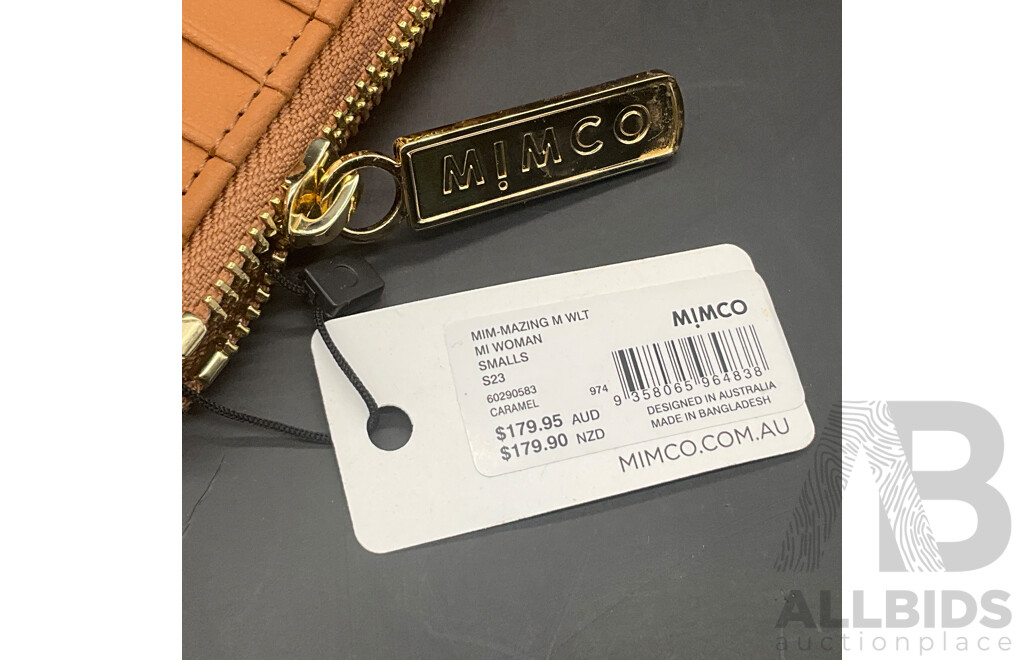 MIMCO Min-mazing L Wallet (Caramel) - ORP $199.95