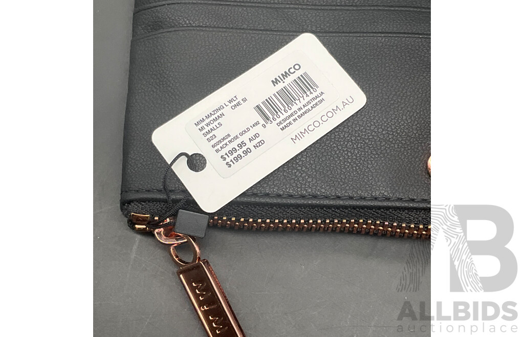 MIMCO Min-mazing L Wallet (Black) - ORP $199.95