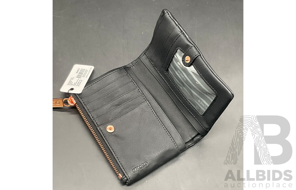 MIMCO Min-mazing M Wallet (Black) - ORP $179.95
