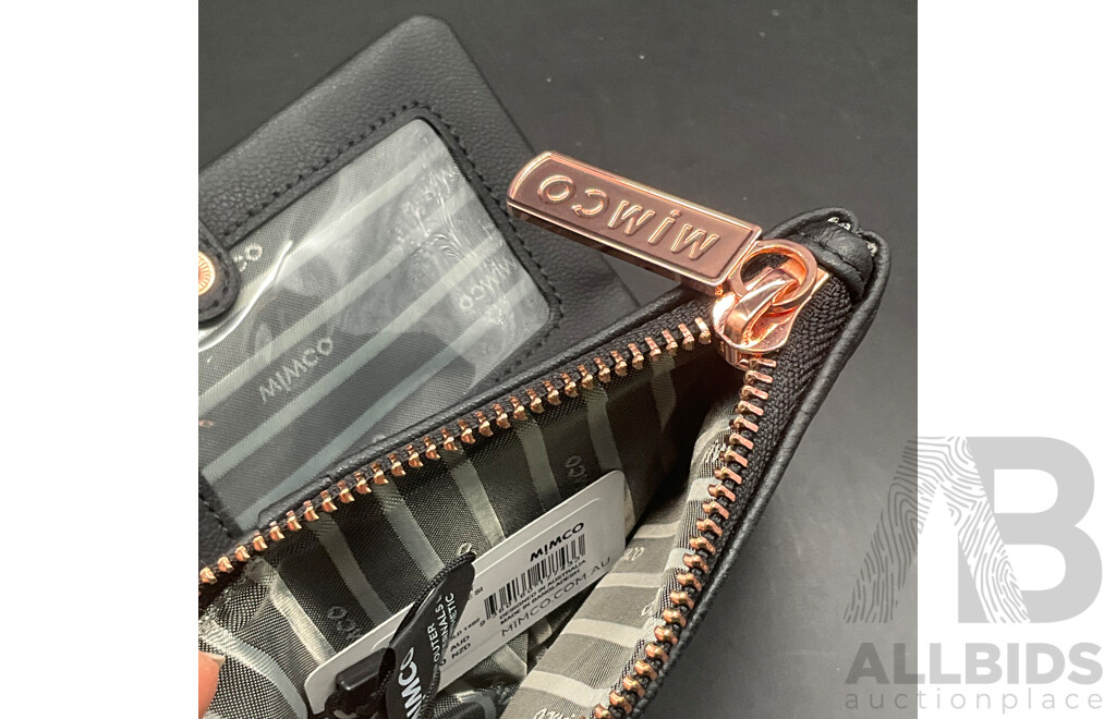 MIMCO Min-mazing M Wallet (Black) - ORP $179.95