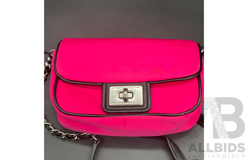 KARL LAGERFGELD Paris Agyness Crossbody Bag - ORP $299.95
