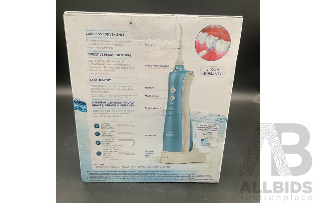 PIKSTERS Hydro Pik Cordless Water Flosser- ORP $99