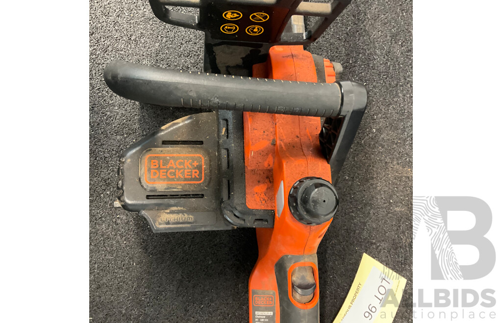 BLACK+DECKER Cordless Chainsaw ( GKC1825L20-XE )