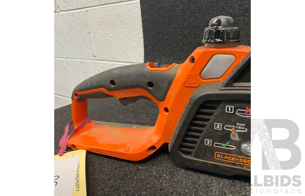 BLACK+DECKER Cordless Chainsaw ( GKC1825L20-XE )