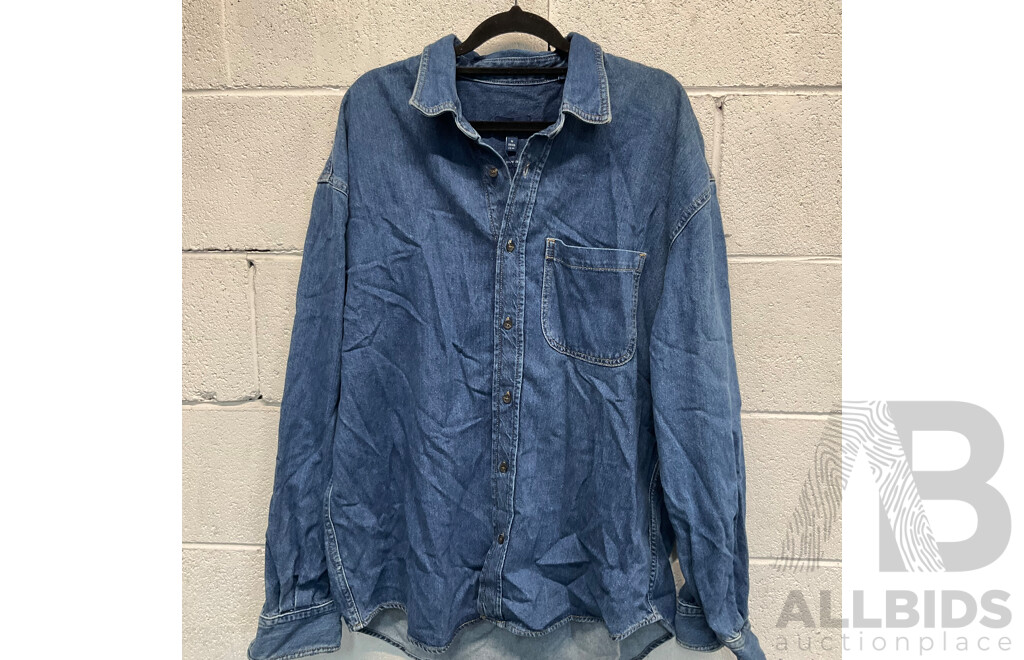 GANT Men's Denim Shirt Size M - ORP $349
