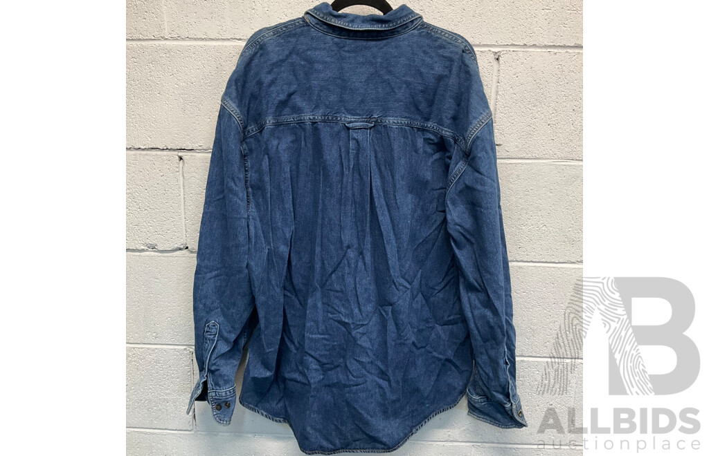 GANT Men's Denim Shirt Size M - ORP $349