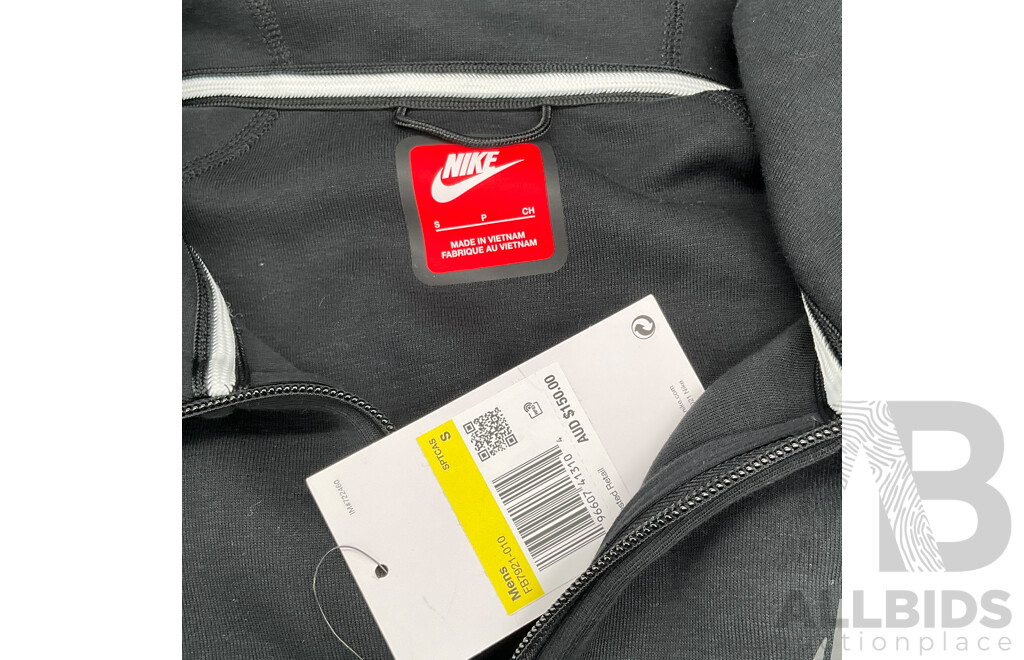 NIKE Tech Fleece Zip Hoodie Size S and BONDS Sleep Cotton Pants Size S - Lot of 2