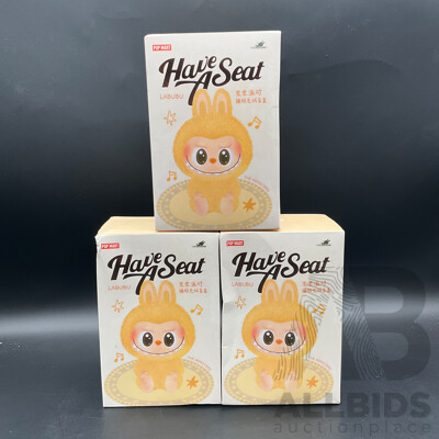 LABUBU ASSORTED ( LOT of 3 )