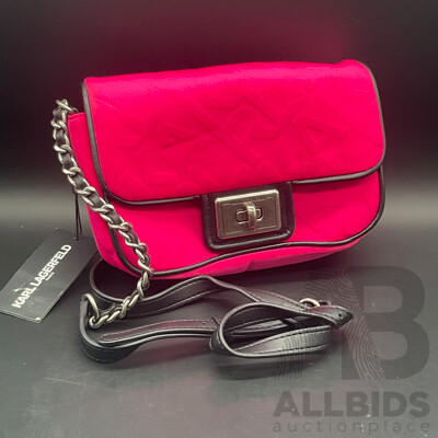 KARL LAGERFGELD Paris Agyness Crossbody Bag - ORP $299.95