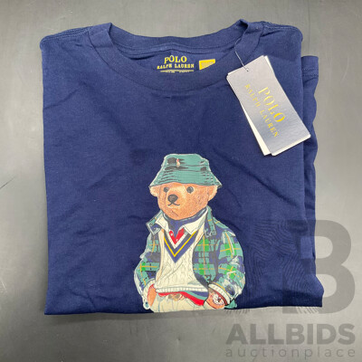 POLO RALPH LAUREN Kids Size 8 Long Sleeve T-Shirt - ORP $119