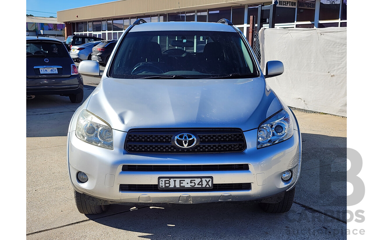 07/2008 Toyota Rav4 Cruiser (4x4) ACA33R 4d Wagon Silver 2.4L