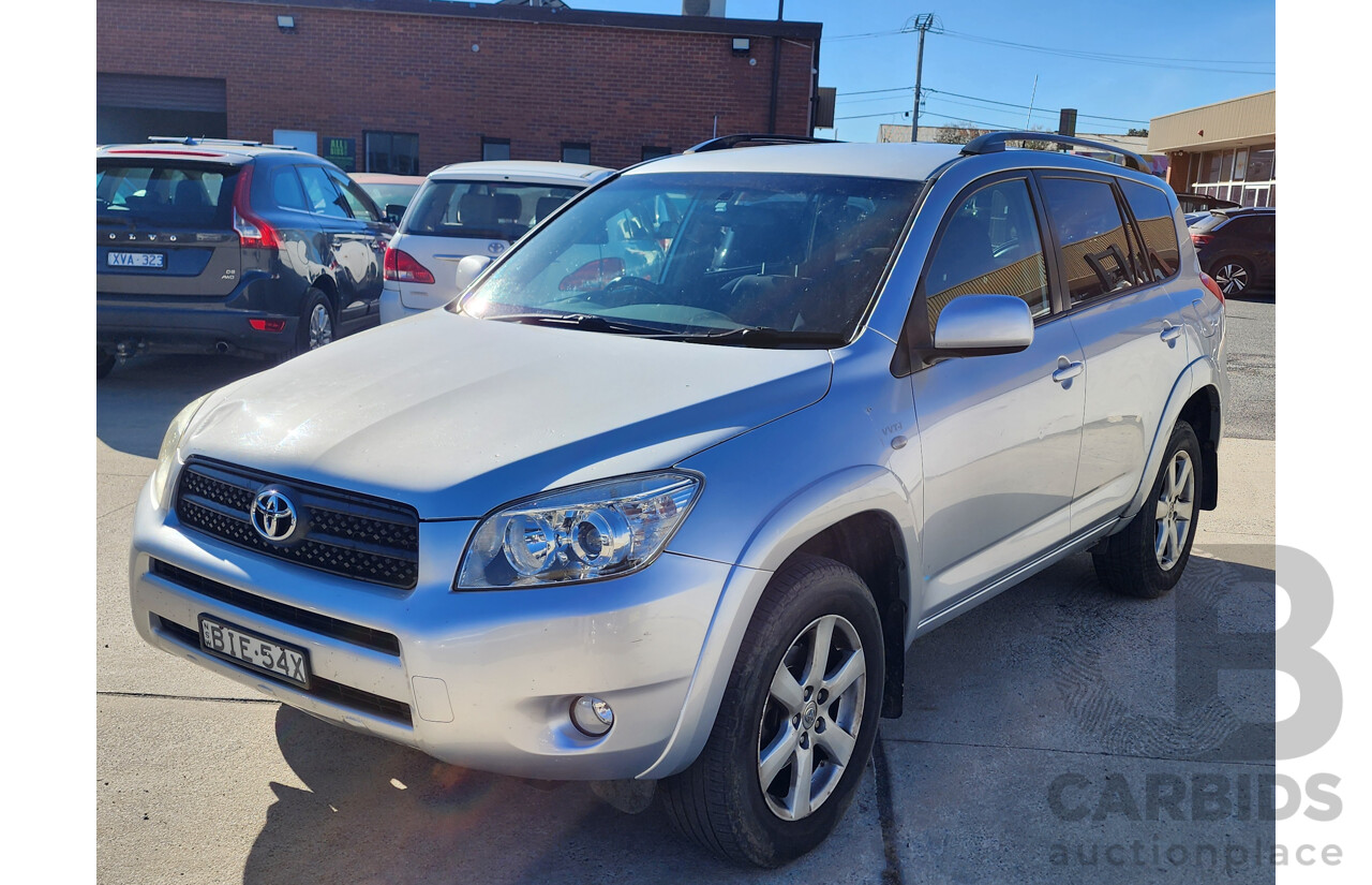 07/2008 Toyota Rav4 Cruiser (4x4) ACA33R 4d Wagon Silver 2.4L