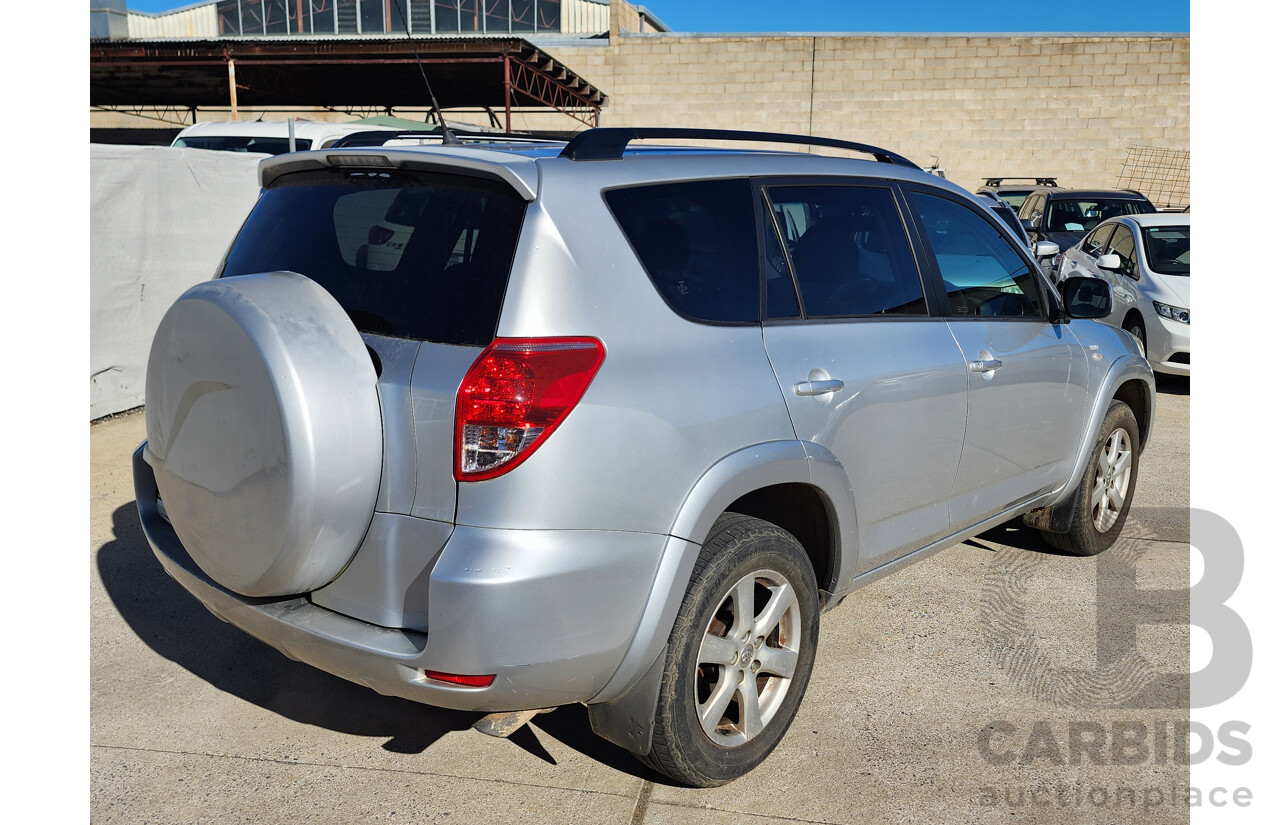 07/2008 Toyota Rav4 Cruiser (4x4) ACA33R 4d Wagon Silver 2.4L