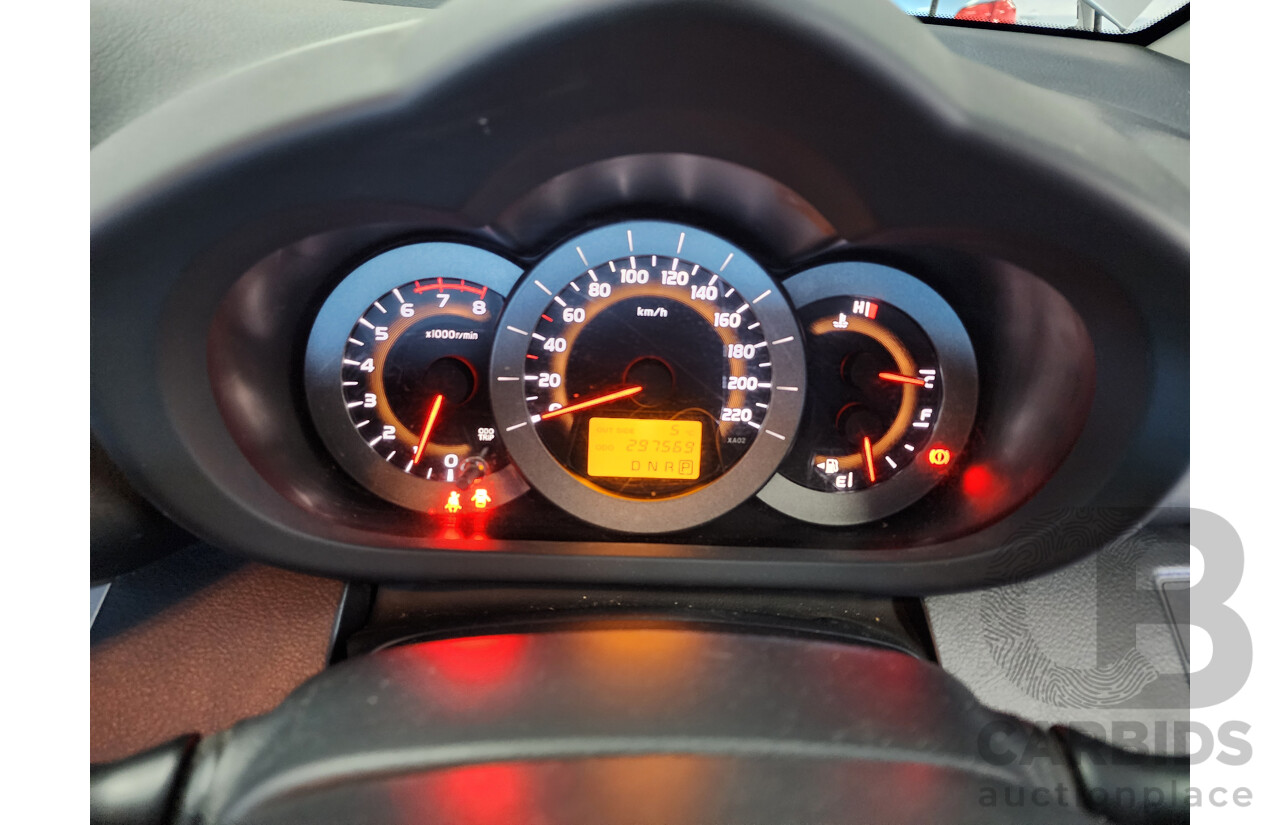 07/2008 Toyota Rav4 Cruiser (4x4) ACA33R 4d Wagon Silver 2.4L