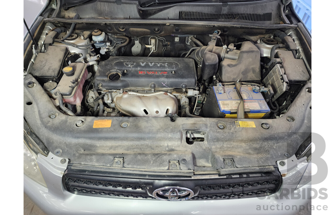 07/2008 Toyota Rav4 Cruiser (4x4) ACA33R 4d Wagon Silver 2.4L