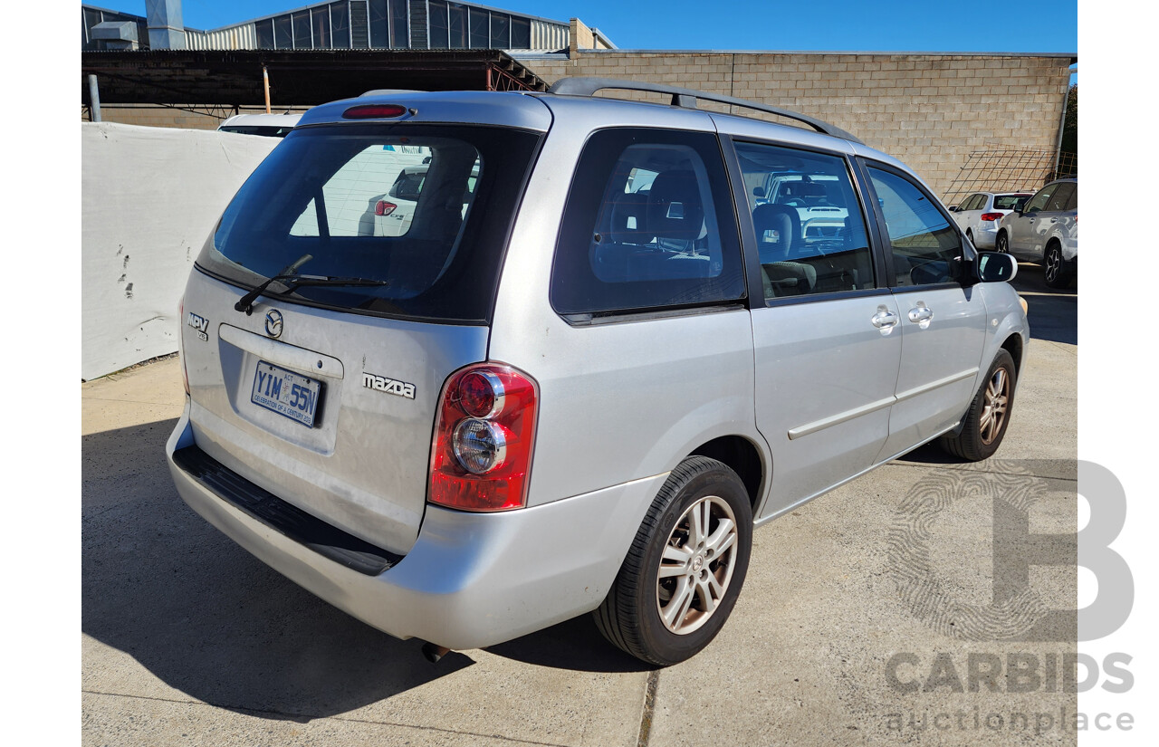 04/2006 Mazda MPV  LW10J2 4d Wagon Silver 3.0L