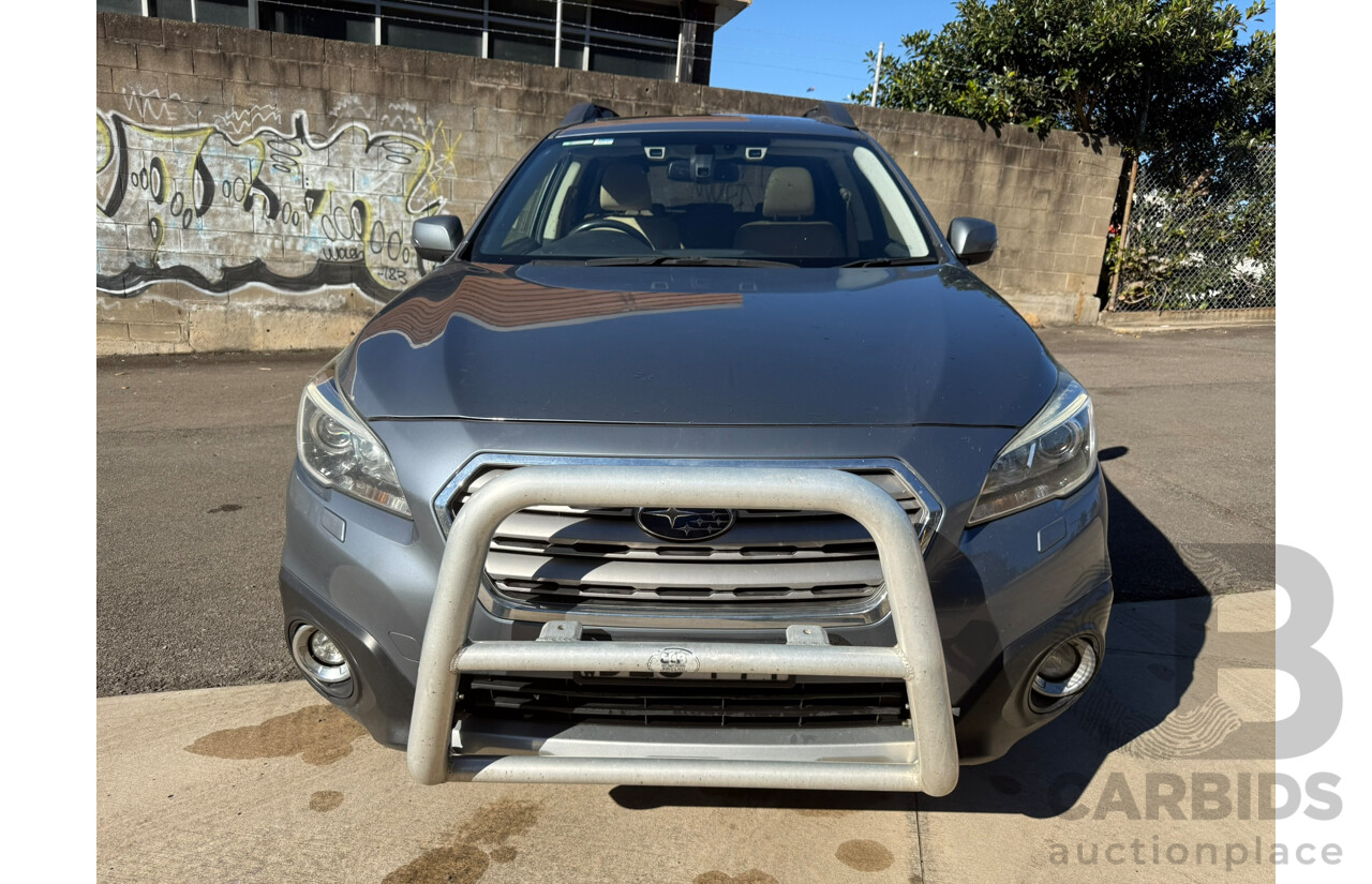 01/2017 Subaru Outback 2.5i PREMIUM AWD MY16 4D Wagon Grey 2.5L