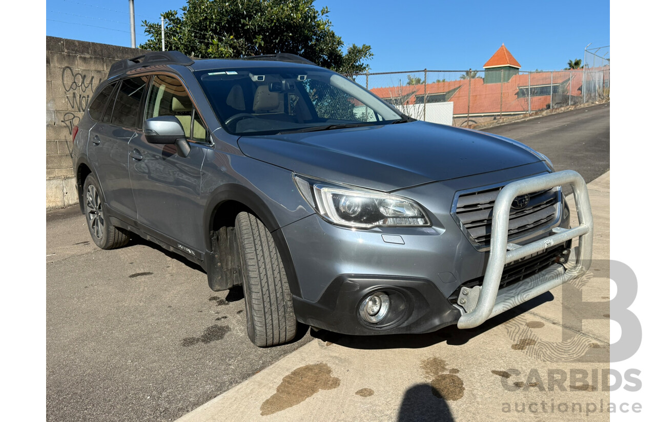 01/2017 Subaru Outback 2.5i PREMIUM AWD MY16 4D Wagon Grey 2.5L