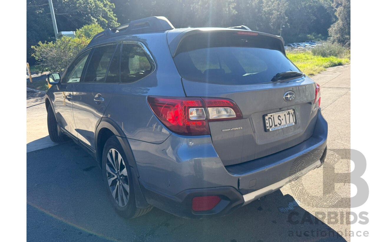 01/2017 Subaru Outback 2.5i PREMIUM AWD MY16 4D Wagon Grey 2.5L