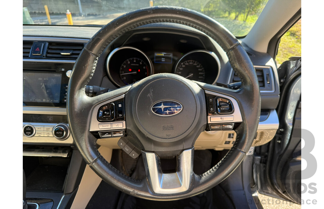 01/2017 Subaru Outback 2.5i PREMIUM AWD MY16 4D Wagon Grey 2.5L