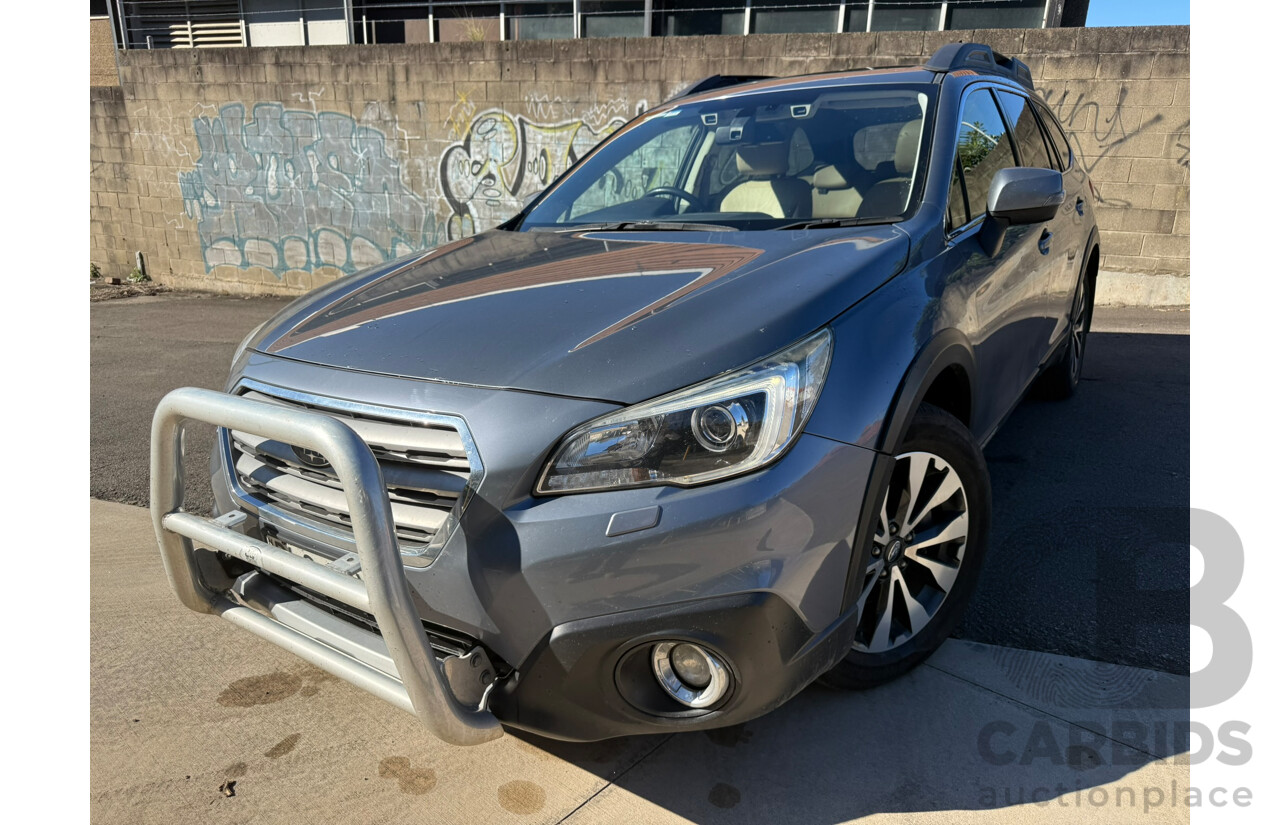 01/2017 Subaru Outback 2.5i PREMIUM AWD MY16 4D Wagon Grey 2.5L