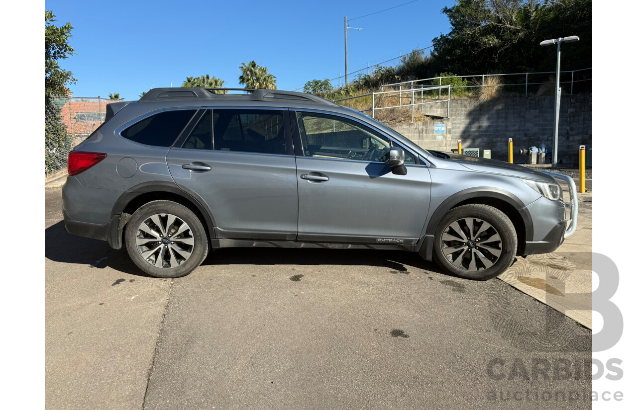 01/2017 Subaru Outback 2.5i PREMIUM AWD MY16 4D Wagon Grey 2.5L