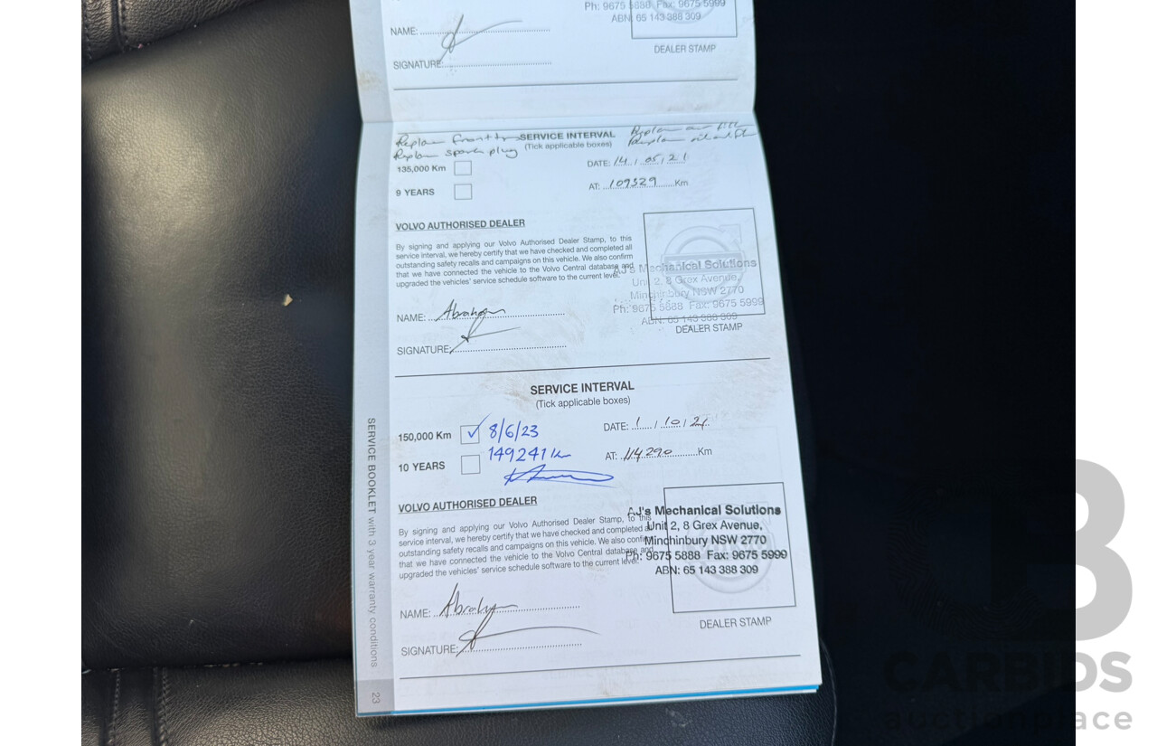 08/2014 Volvo V40 T4 LUXURY FWD M MY14 5D Hatchback White 2.0L