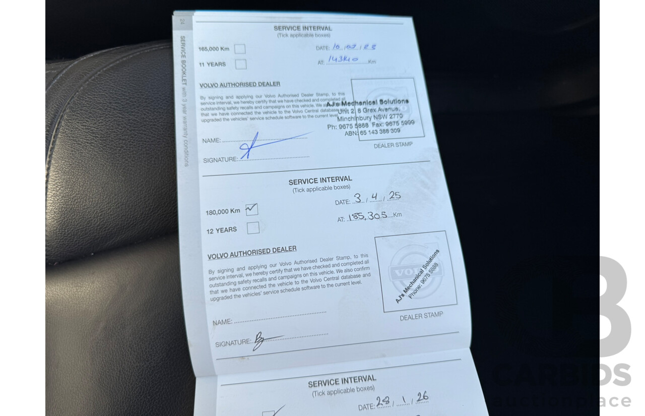 08/2014 Volvo V40 T4 LUXURY FWD M MY14 5D Hatchback White 2.0L