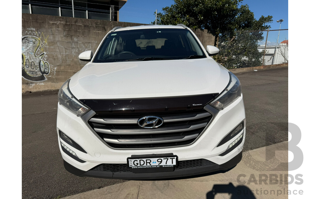08/2017 Hyundai Tucson ACTIVE R-SERIES (AWD) AWD TL2 MY18 4D Wagon White Turbo Diesel 2.0L
