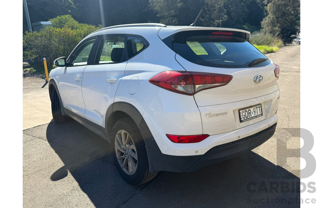 08/2017 Hyundai Tucson ACTIVE R-SERIES (AWD) AWD TL2 MY18 4D Wagon White Turbo Diesel 2.0L