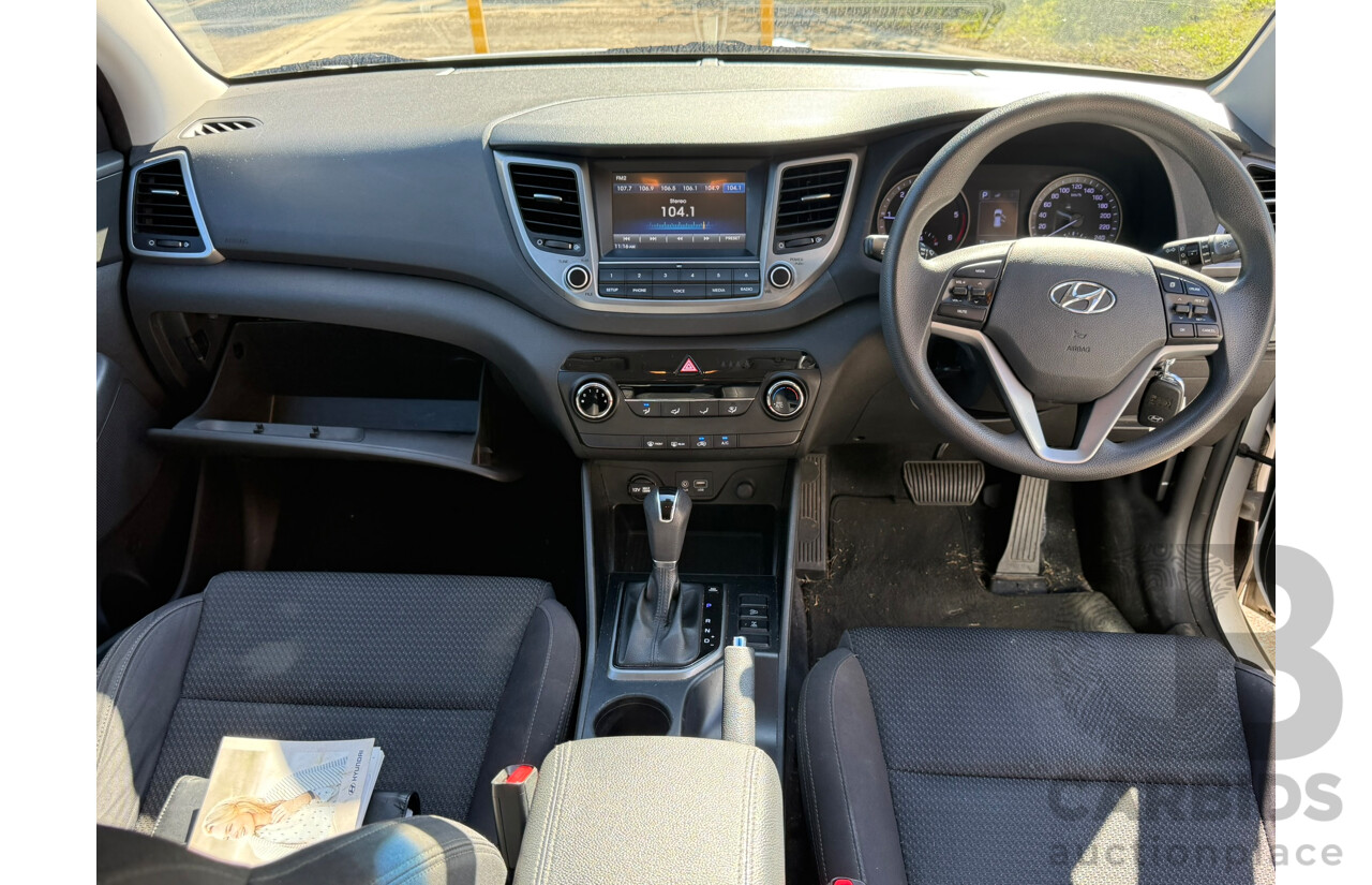 08/2017 Hyundai Tucson ACTIVE R-SERIES (AWD) AWD TL2 MY18 4D Wagon White Turbo Diesel 2.0L