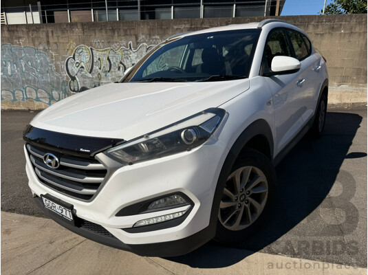 08/2017 Hyundai Tucson ACTIVE R-SERIES (AWD) AWD TL2 MY18 4D Wagon White Turbo Diesel 2.0L