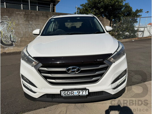 08/2017 Hyundai Tucson ACTIVE R-SERIES (AWD) AWD TL2 MY18 4D Wagon White Turbo Diesel 2.0L