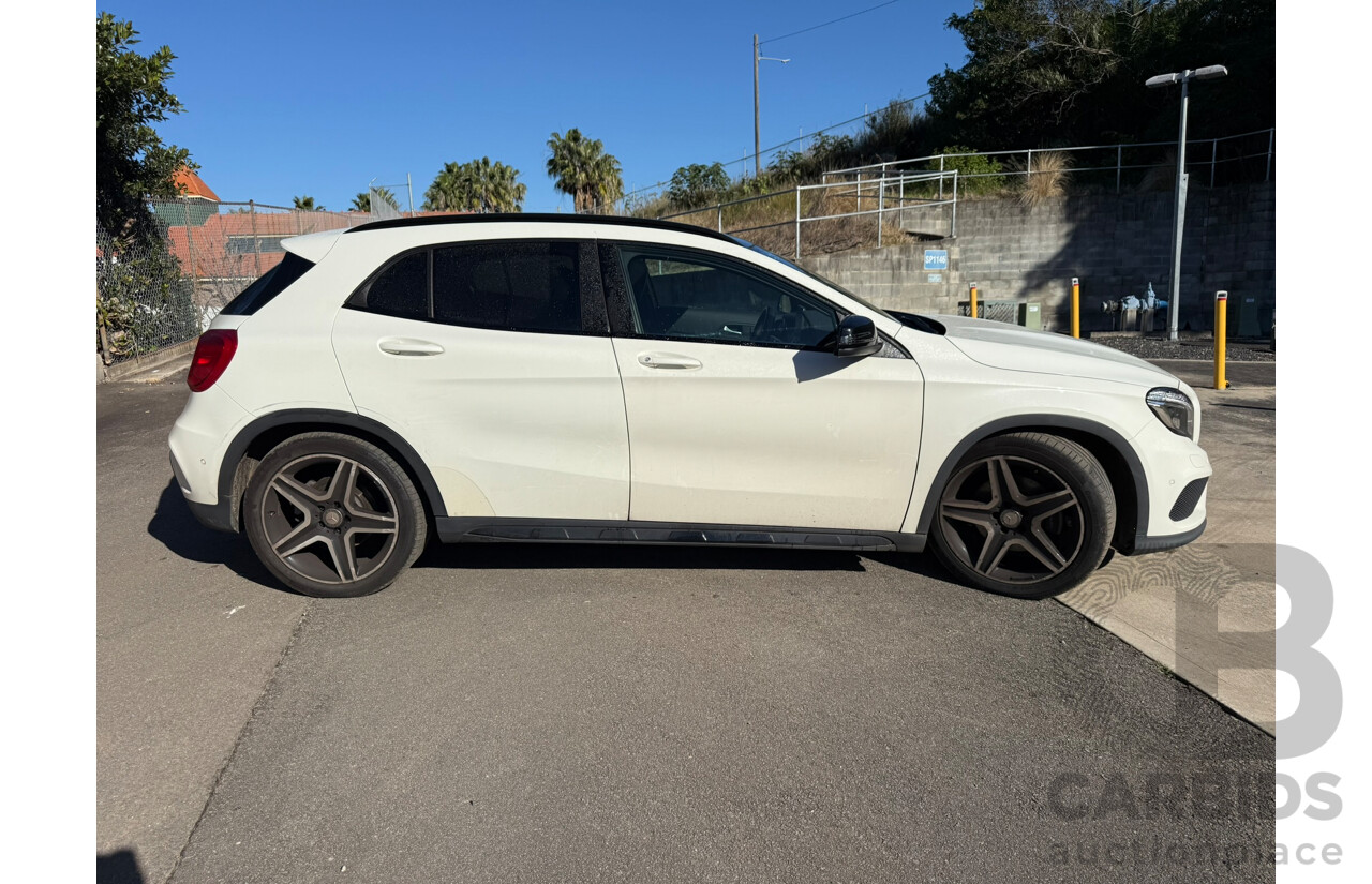 01/2017 Mercedes-Benz Gla 220 d FWD X156 MY17 4D Wagon White Turbo Diesel 2.1L