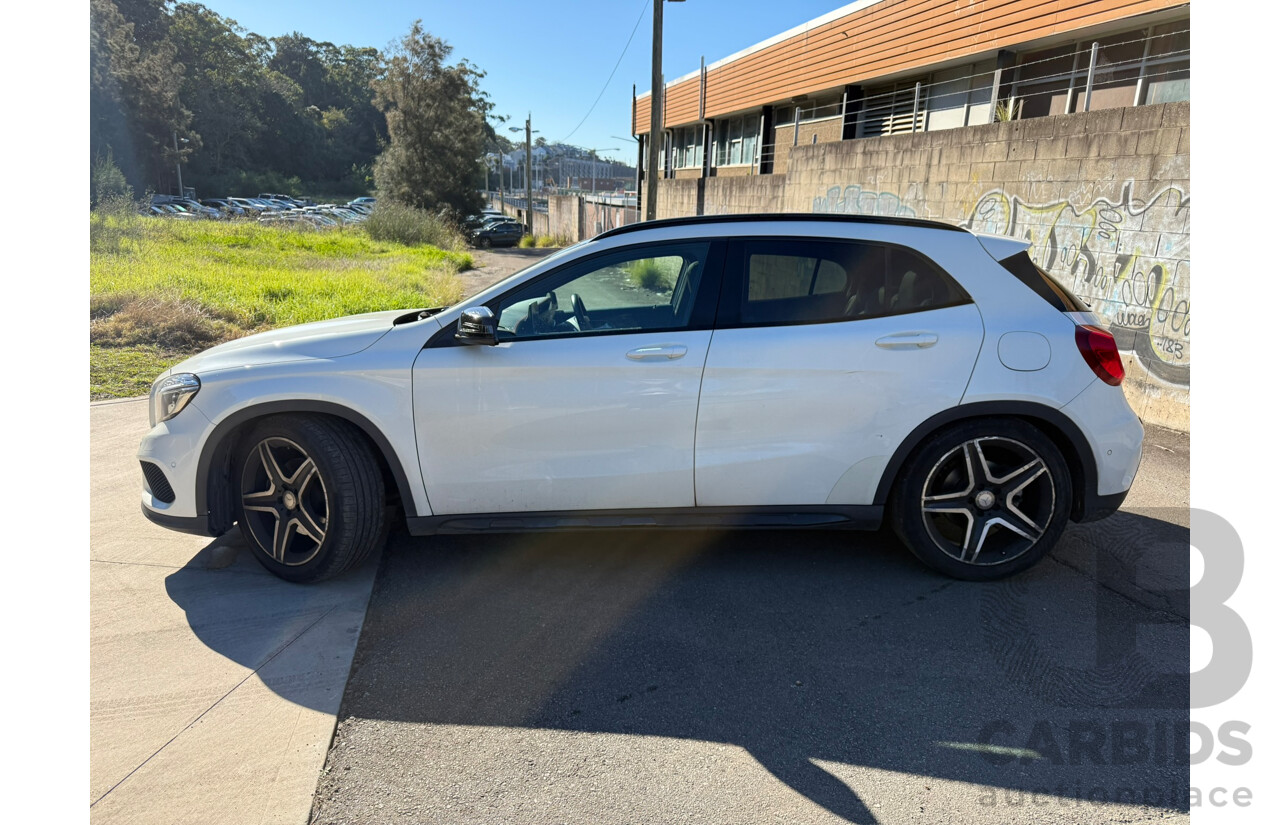 01/2017 Mercedes-Benz Gla 220 d FWD X156 MY17 4D Wagon White Turbo Diesel 2.1L