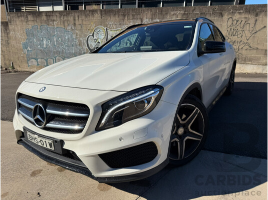 01/2017 Mercedes-Benz Gla 220 d FWD X156 MY17 4D Wagon White Turbo Diesel 2.1L