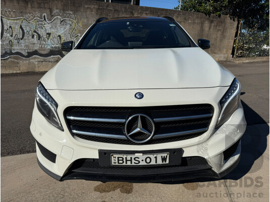 01/2017 Mercedes-Benz Gla 220 d FWD X156 MY17 4D Wagon White Turbo Diesel 2.1L