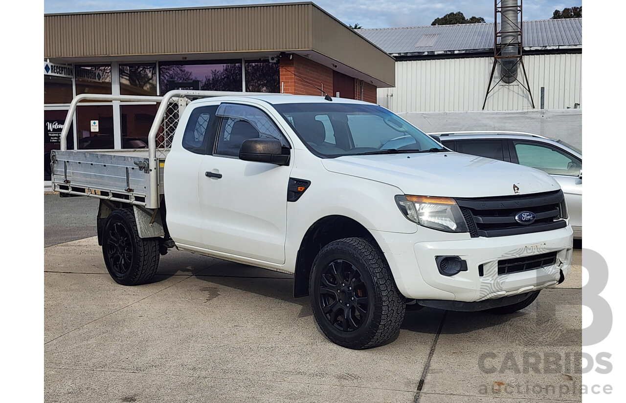 10/2012 Ford Ranger XL 2.2 Hi-Rider (4x2) PX Super C/Chas White 2.2L