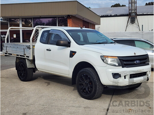 10/2012 Ford Ranger XL 2.2 Hi-Rider (4x2) PX Super C/Chas White 2.2L