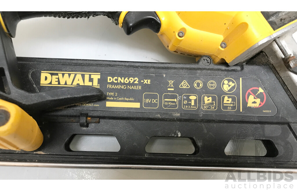 DeWalt (DCN692-XE) 18V Brushless Framing Nailer (Skin Only)