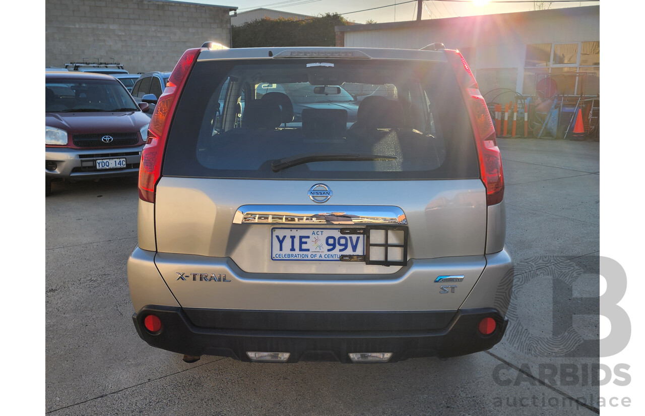 06/2010 Nissan X-Trail ST (4x4) T31 MY10 4d Wagon Gold 2.5L