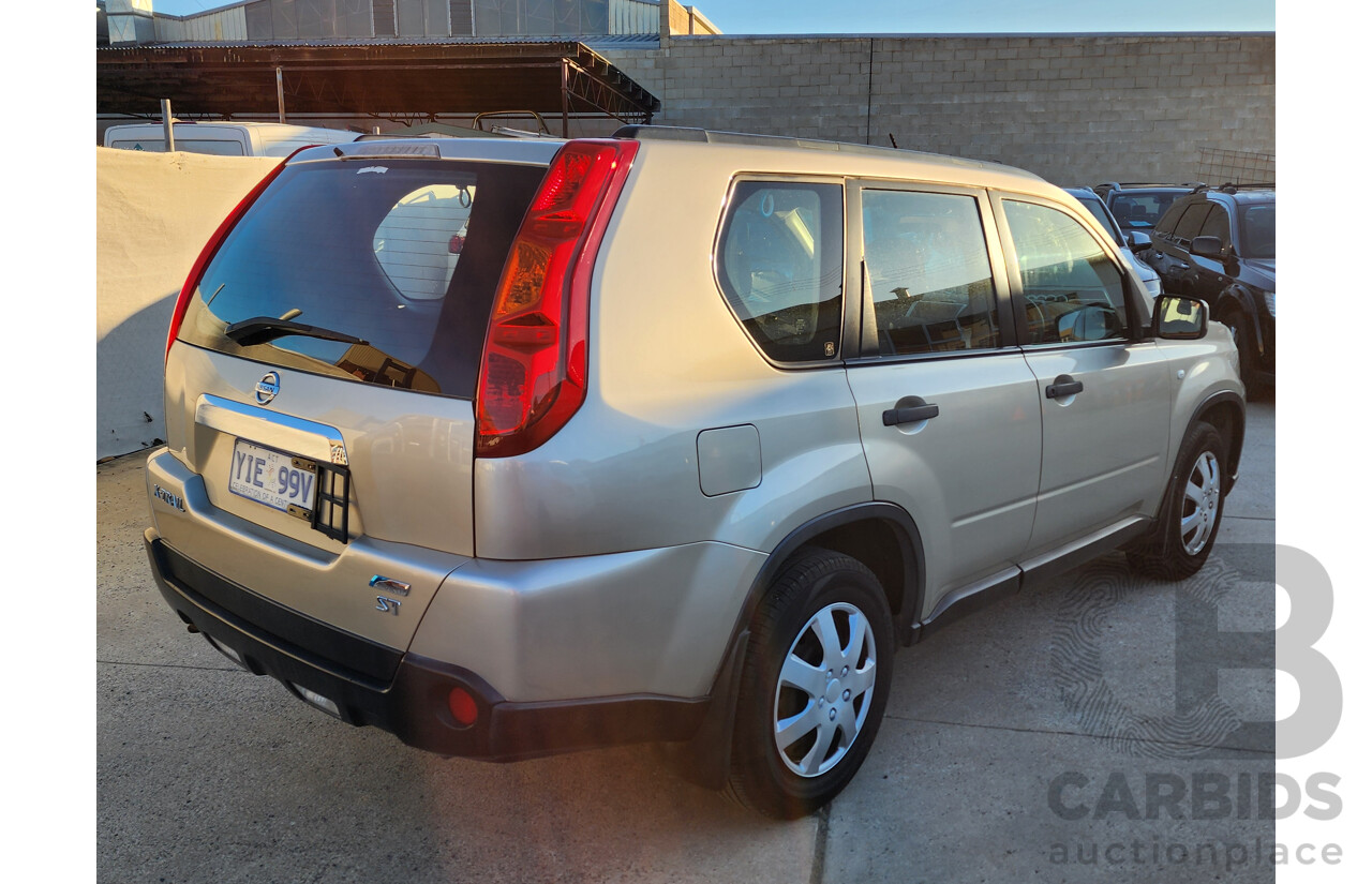 06/2010 Nissan X-Trail ST (4x4) T31 MY10 4d Wagon Gold 2.5L