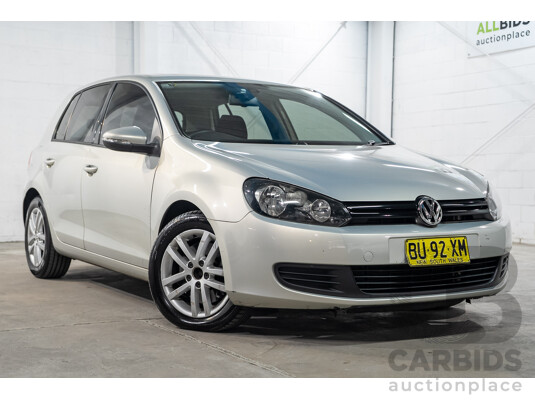 10/2009 Volkswagen Golf 118 TSI Comfortline 1K MY10 5D Hatchback Silver Twincharged 1.4L