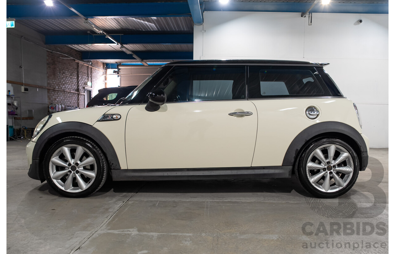 12/2010 Mini Cooper S R56 MY11 2d Hatchback Pepper White 1.6L