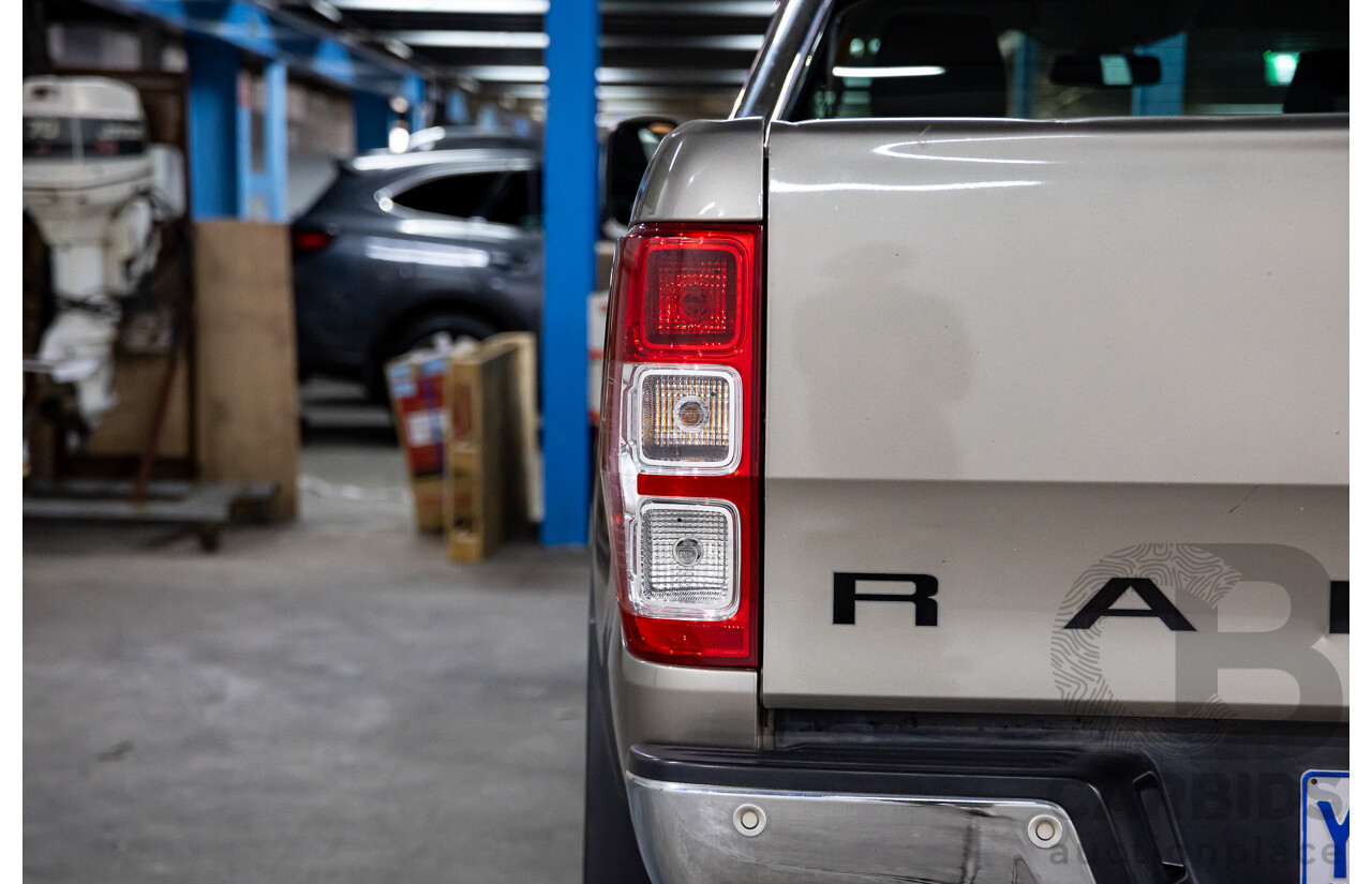 4/2012 Ford Ranger XLT 3.2 (4x4) PX Super Cab Pick Up Sparkling Gold Mica Turbo Diesel 3.2L