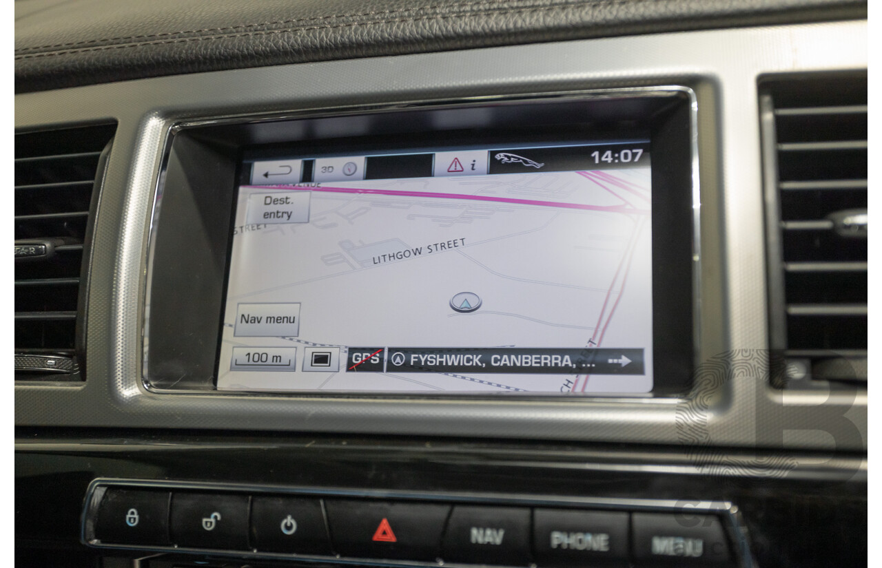 10/2013 Jaguar XF 2.0 Luxury (RWD) MY13 4D Sedan Ultimate Black Metallic Turbo 2.0L