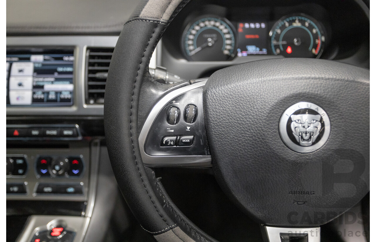 10/2013 Jaguar XF 2.0 Luxury (RWD) MY13 4D Sedan Ultimate Black Metallic Turbo 2.0L