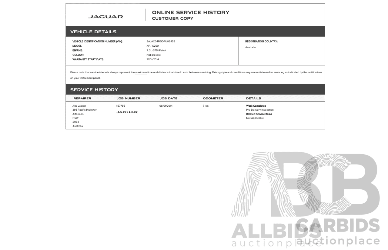 10/2013 Jaguar XF 2.0 Luxury (RWD) MY13 4D Sedan Ultimate Black Metallic Turbo 2.0L
