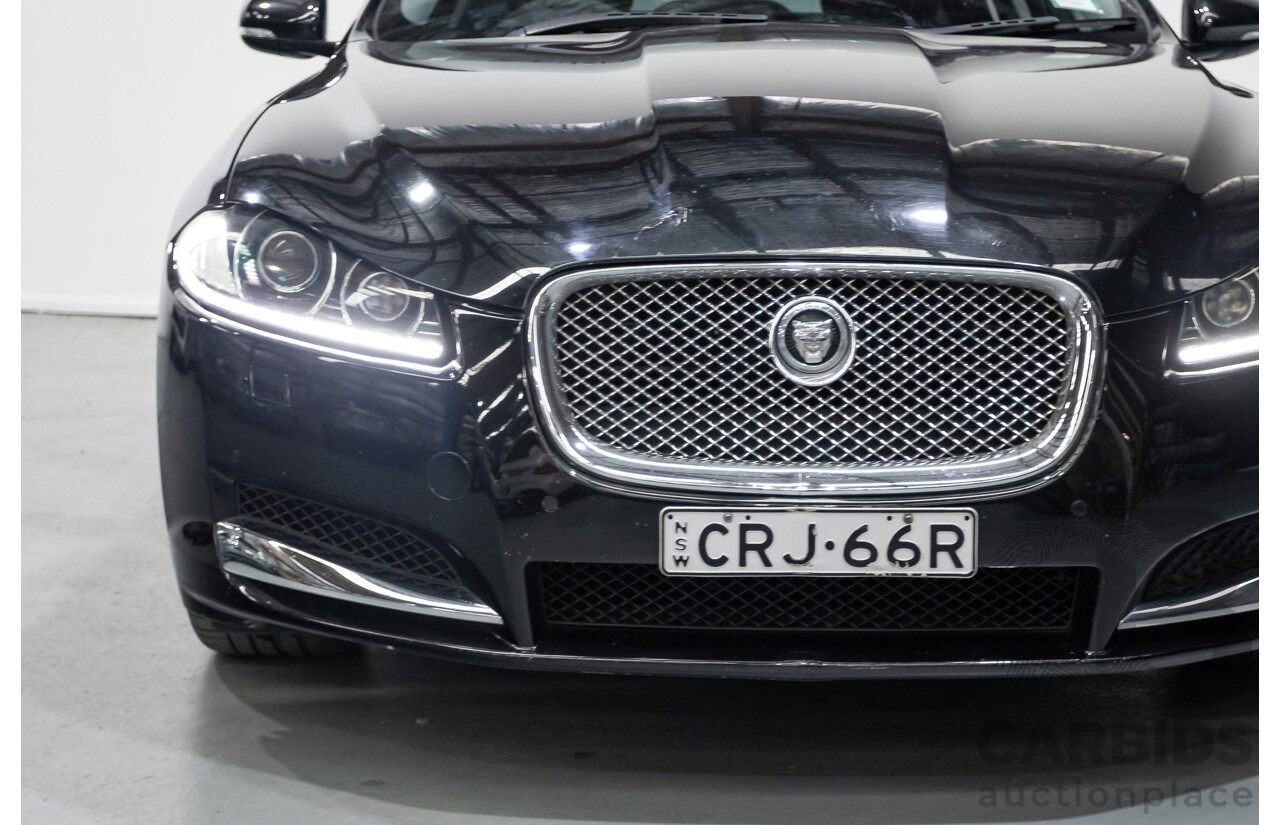 10/2013 Jaguar XF 2.0 Luxury (RWD) MY13 4D Sedan Ultimate Black Metallic Turbo 2.0L