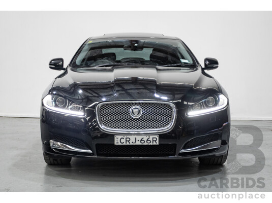 10/2013 Jaguar XF 2.0 Luxury (RWD) MY13 4D Sedan Ultimate Black Metallic Turbo 2.0L